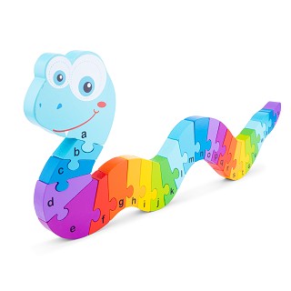 Alphabet puzzle - snake